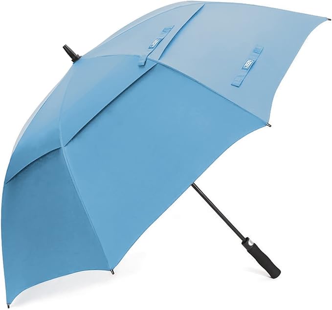 Regenschirm Groß Stockschirm Sturmfest Golf Schirme Automatik Regenschirm XXL für Herren Damen Doppelt Überdachung Belüftet