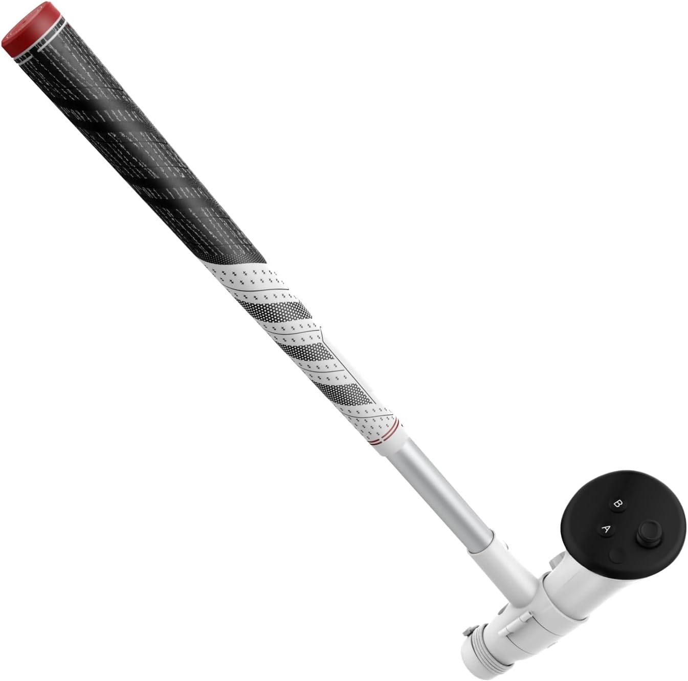 AMVR-Golfschlägeraufsatz Kompatibel mit Meta/Oculus Quest 3-Zubehör, Rutschfester VR-Golfgriffgriff für Golf +, 80-Grad-Design (für den rechten Controller, Nicht für den Akku der Ladestation)